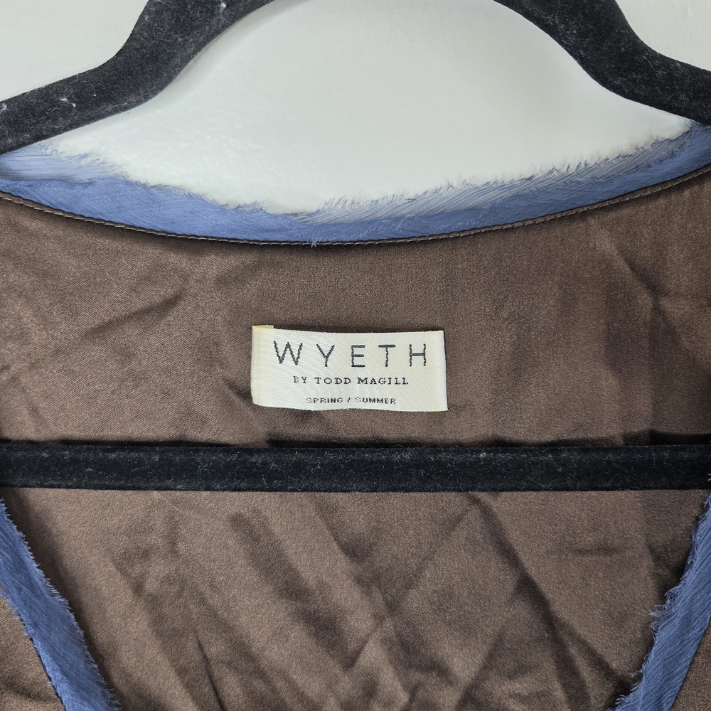 Wyeth By Todd Magill Spring/Summer Silk Midi Dress - Picture 2 of 10
